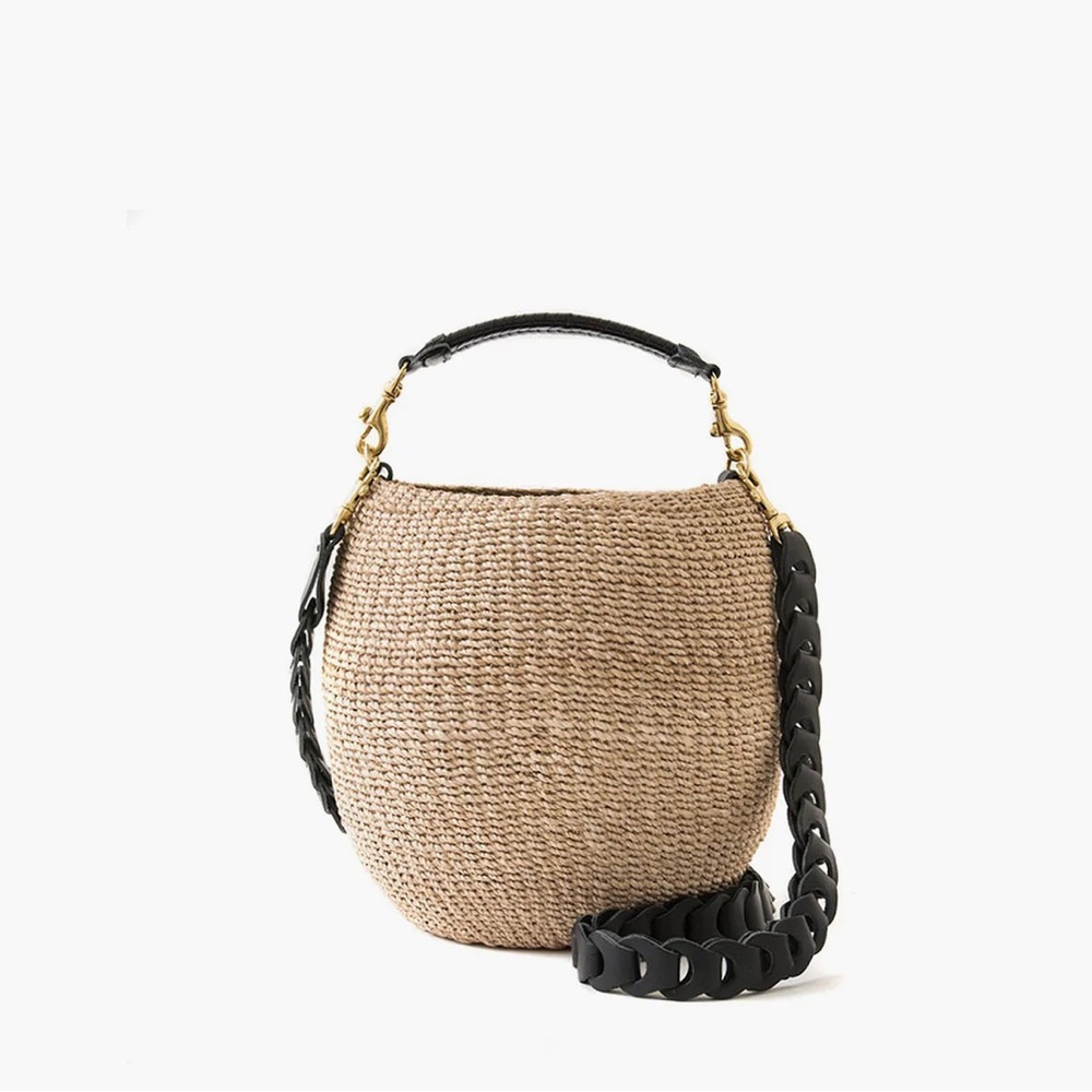 Clare V Pot de Miel woven basket bag